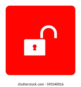 Open lock icon