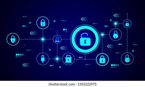 open lock icon. From lock and keys set
