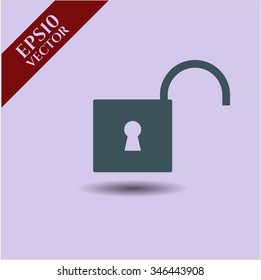 Open Lock icon or symbol