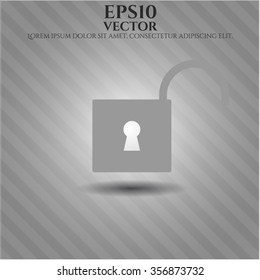 Open Lock icon or symbol