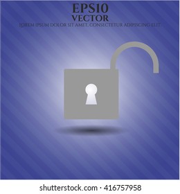 Open Lock icon or symbol