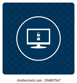Open lock. icon. vector design