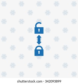 Open lock. icon. vector design