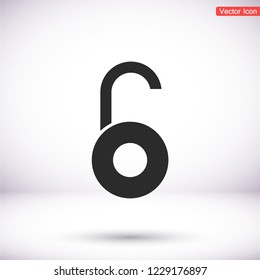 open lock icon . Vector  Eps 10 