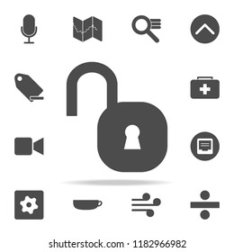 open lock icon. web icons universal set for web and mobile