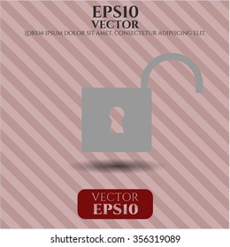 Open Lock symbol