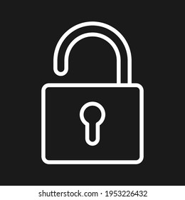 Open, lock, unlock icon vector image. Can also be used for network and data sharing. Suitable for use on web apps, mobile apps and print media.