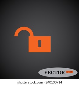 open lock ,  vector, EPS 10