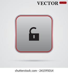 open lock ,  vector, EPS 10