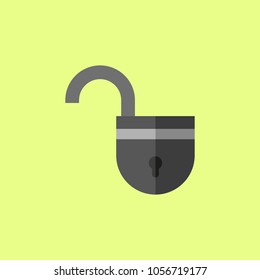 open lock vector icon