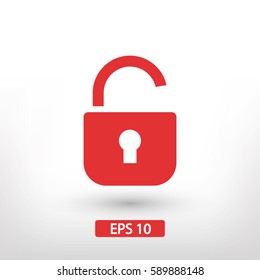 Open Lock Vector Icon