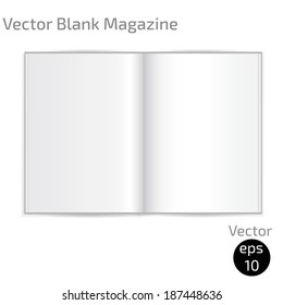 Open Magazine Vector