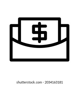 open mail icon or logo isolated sign symbol vector illustration - high quality black style vector icons
