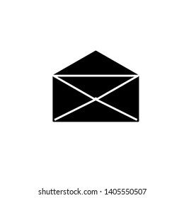 Open mail icon. One of set web icons
