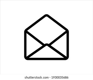 Open mail icon vector illustration