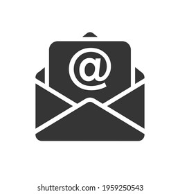 Open mail icon vector image