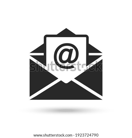 Open mail icon vector image