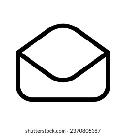 Open Mail Icon Vector Symbol Design Illustration