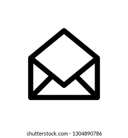 open mail user interface icon 
