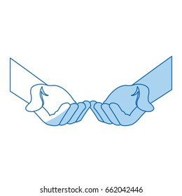 open male hands, care support and help concept