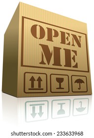 open me internet web icon, opening reveal and discover surprise and mystery 