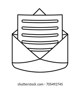 open message envelope icon image 