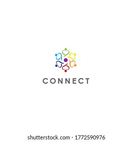 an open mind community to discuss and help each other. made in a circle depicting solidarity and compactness. colored with a variety of colors to describe the united differences.