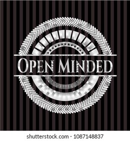  Open Minded silvery emblem