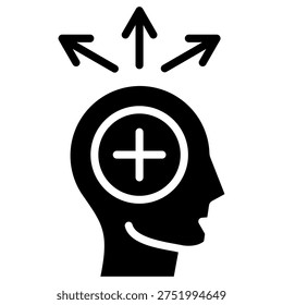 Open Mindedness Icon Element For Design