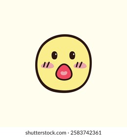 Open Mouth Doodle Emoji for design needs, Landing Pages, Animation, Apps, Presentations, Content Creator and other Promotions