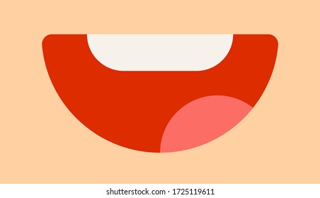 Open mouth Drone wireless vector icon flat isolated.