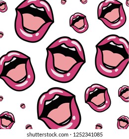 open mouth pattern isolated icon