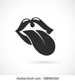 Open mouth vector eps icon