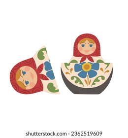 Open nesting doll from Russia