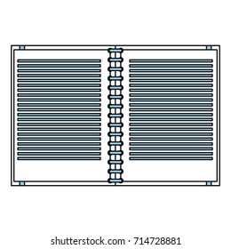 open notebook or agenda icon image