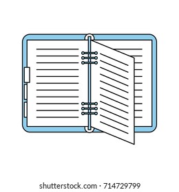 open notebook or agenda icon image