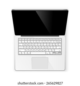Abrir bloc de notas aislado en fondo blanco. Vector