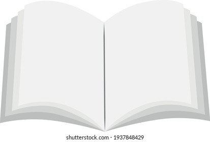 Open notebook. Notebook for notes. Office tools.