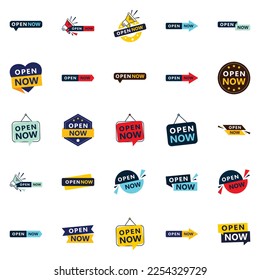 Open now A pack of 25 different vector designs