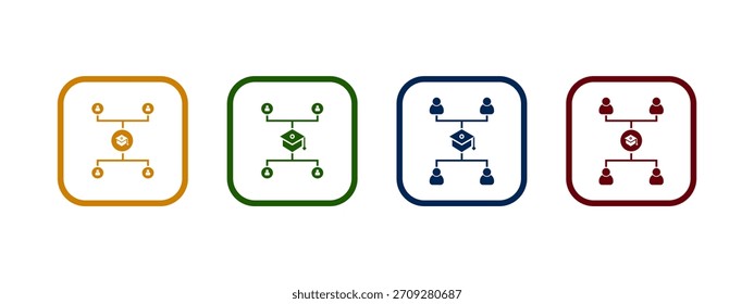 open online course icon vector illustration.