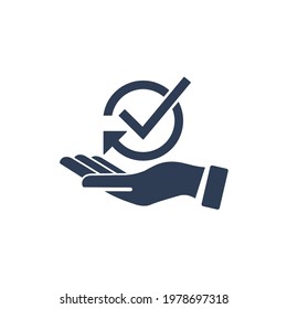 An open opportunity. Vector icon isolated on white background.