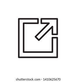 open page icon design template 