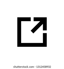 open page icon template