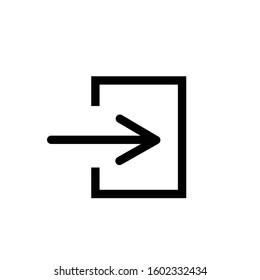 Open page sign vector icon