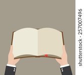 Open paper book 