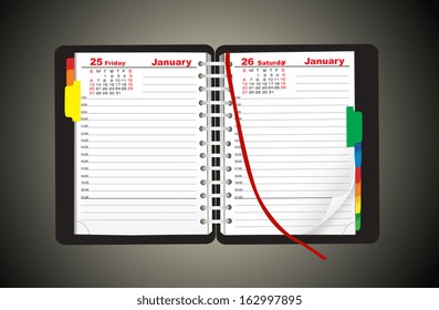 open personal organizer
