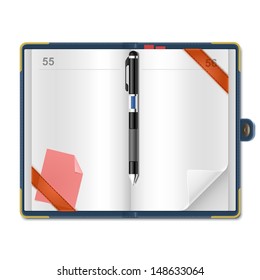 open personal organizer Vector xxl