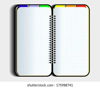Open personal organizer,Eps10