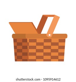 Open Picnic Basket Stock Vector (Royalty Free) 1095914612 | Shutterstock