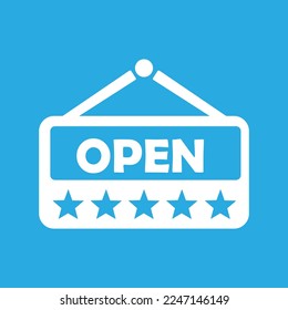 open plate icon, vector illustration